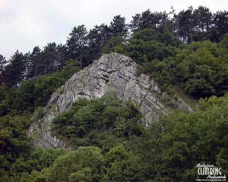 Le sentier de l'observation de l'anticlinal